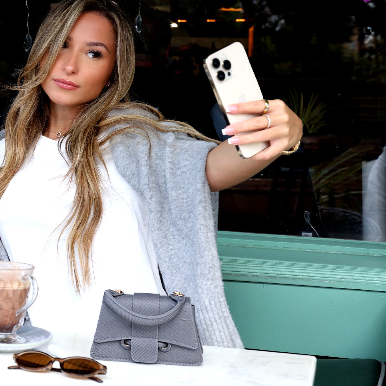 Saffie Mini Bag - Grey