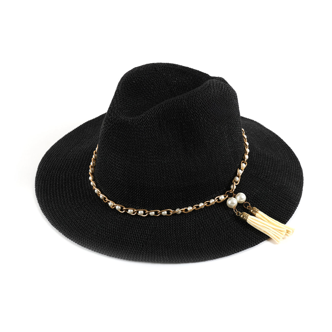 Chain Fedora - Black
