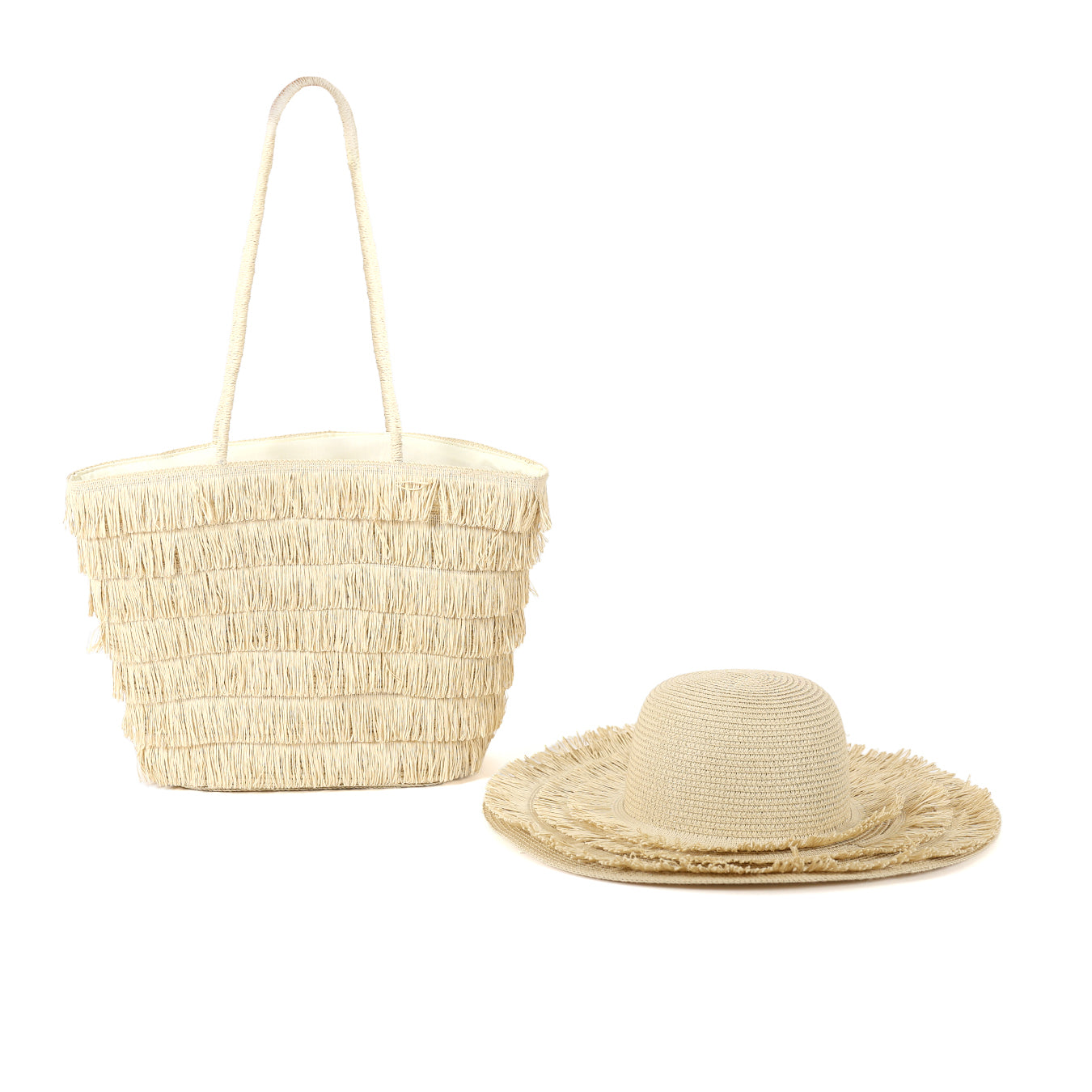 The Raffie Hat & Bag Set