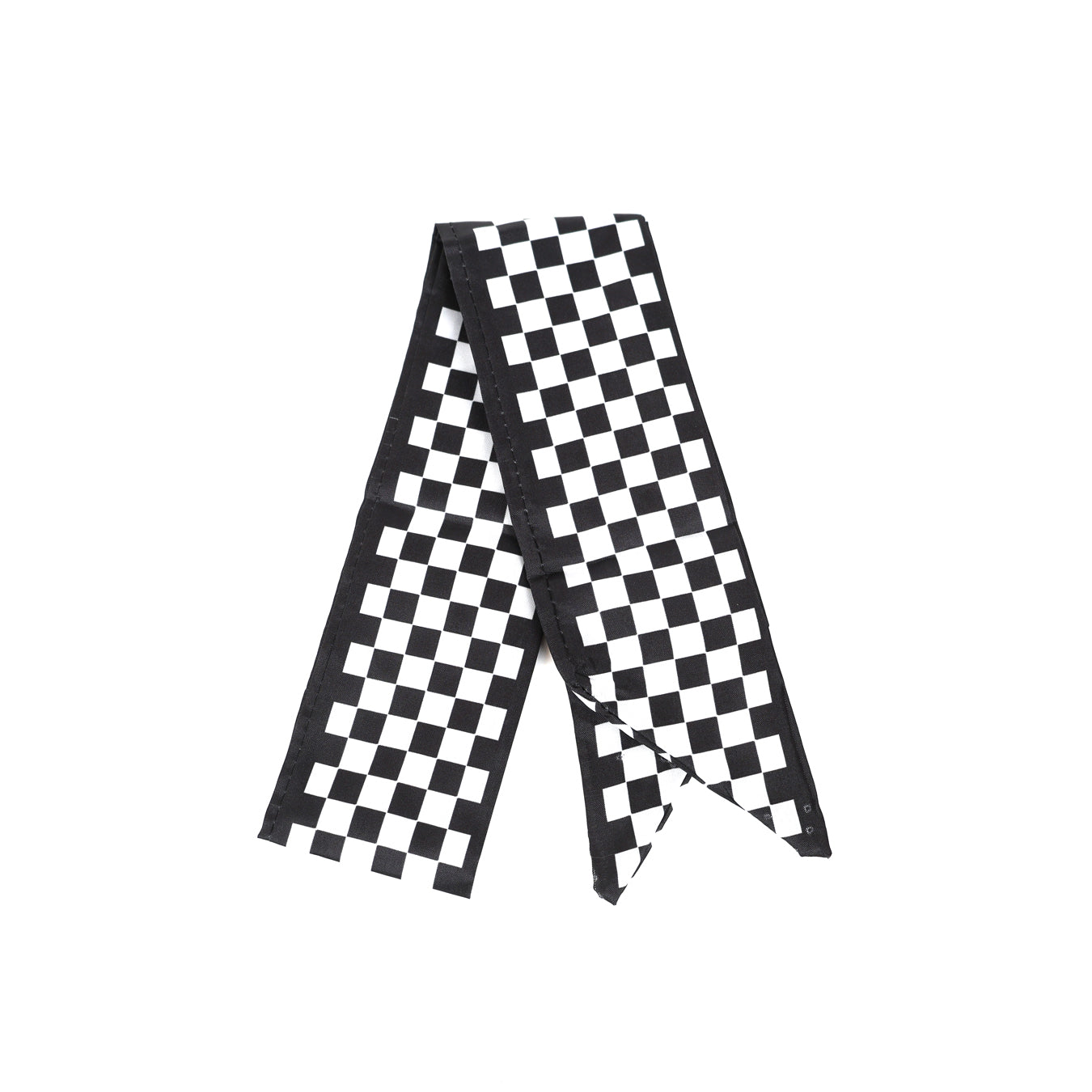 Black & White Check Scarf