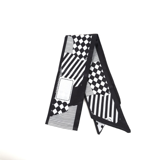 Black & White Pattern Scarf