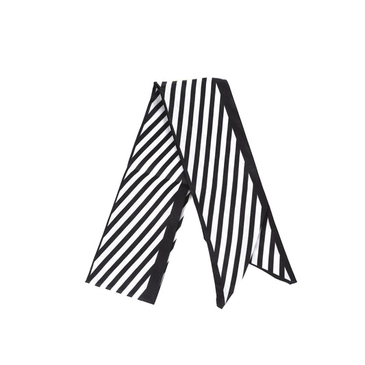 Black & White Stripe Scarf