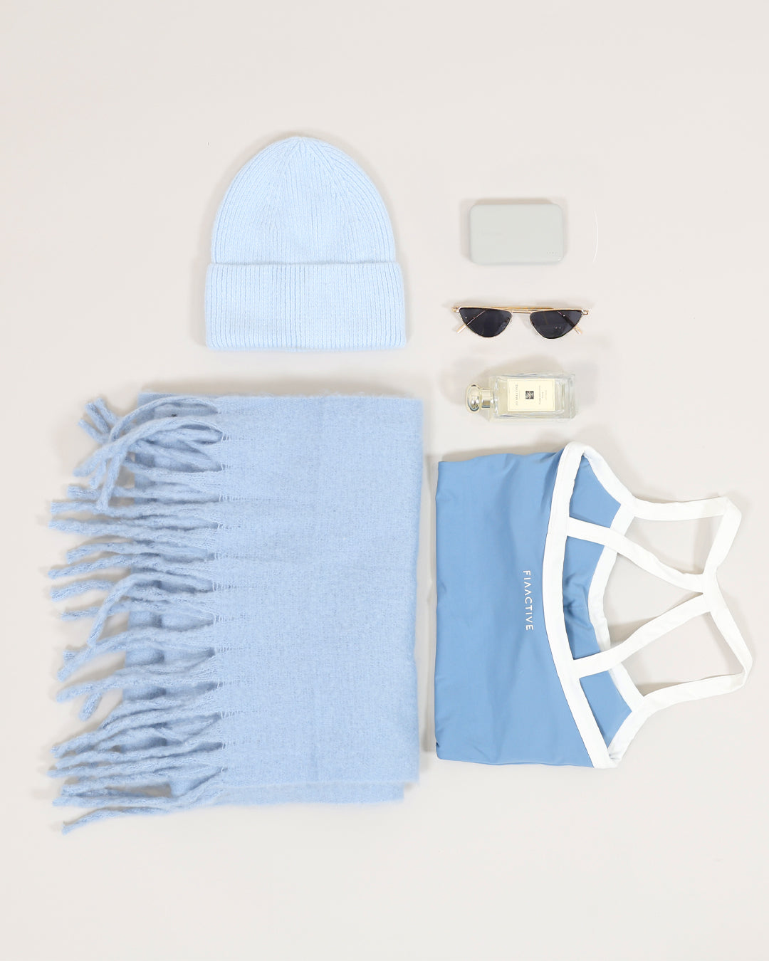 Rosie Beanie Hat - Ice Blue