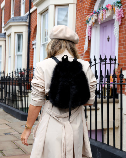 Ari Faux Fur Backpack