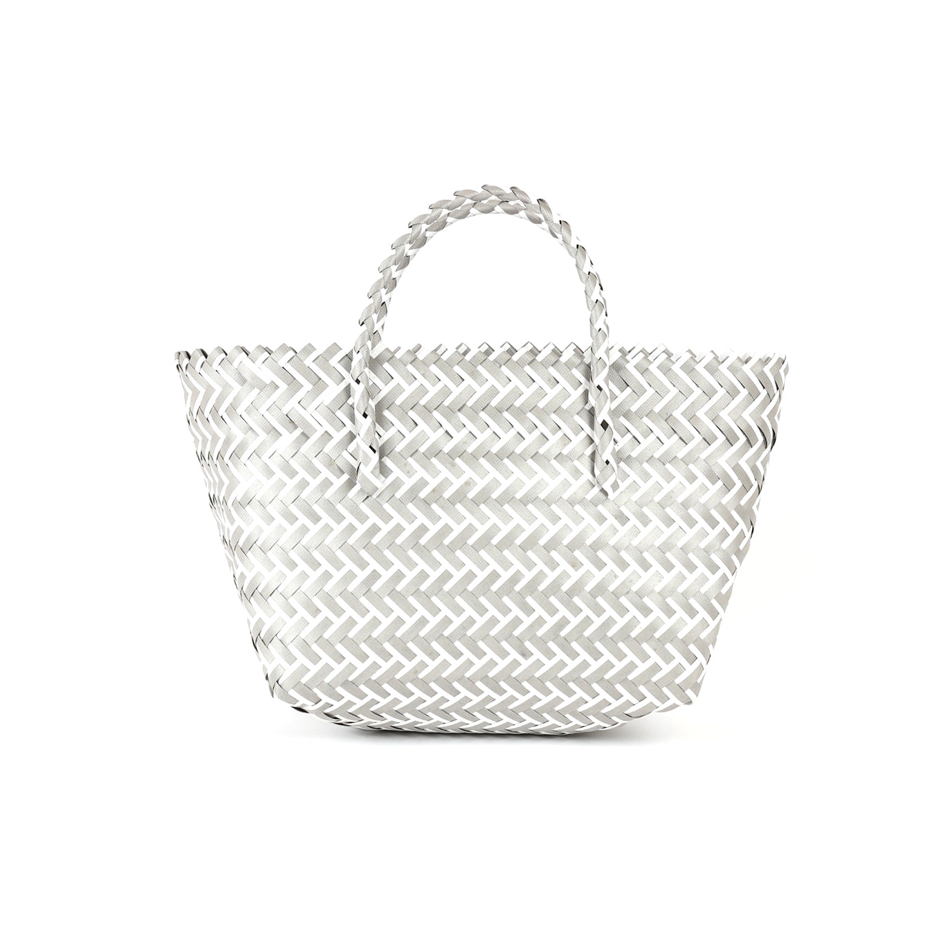 Children's Amalfi Beach Bag - Grey & White