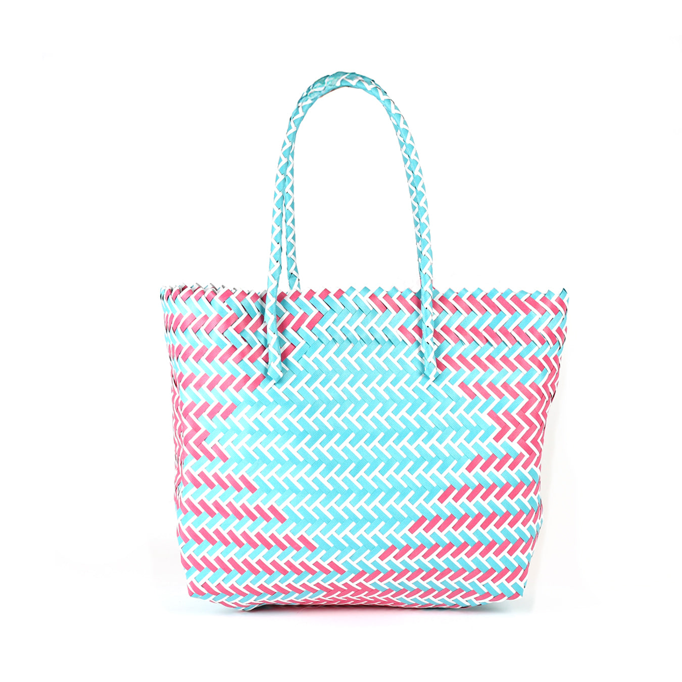Amalfi Beach Bag - Pink & Blue
