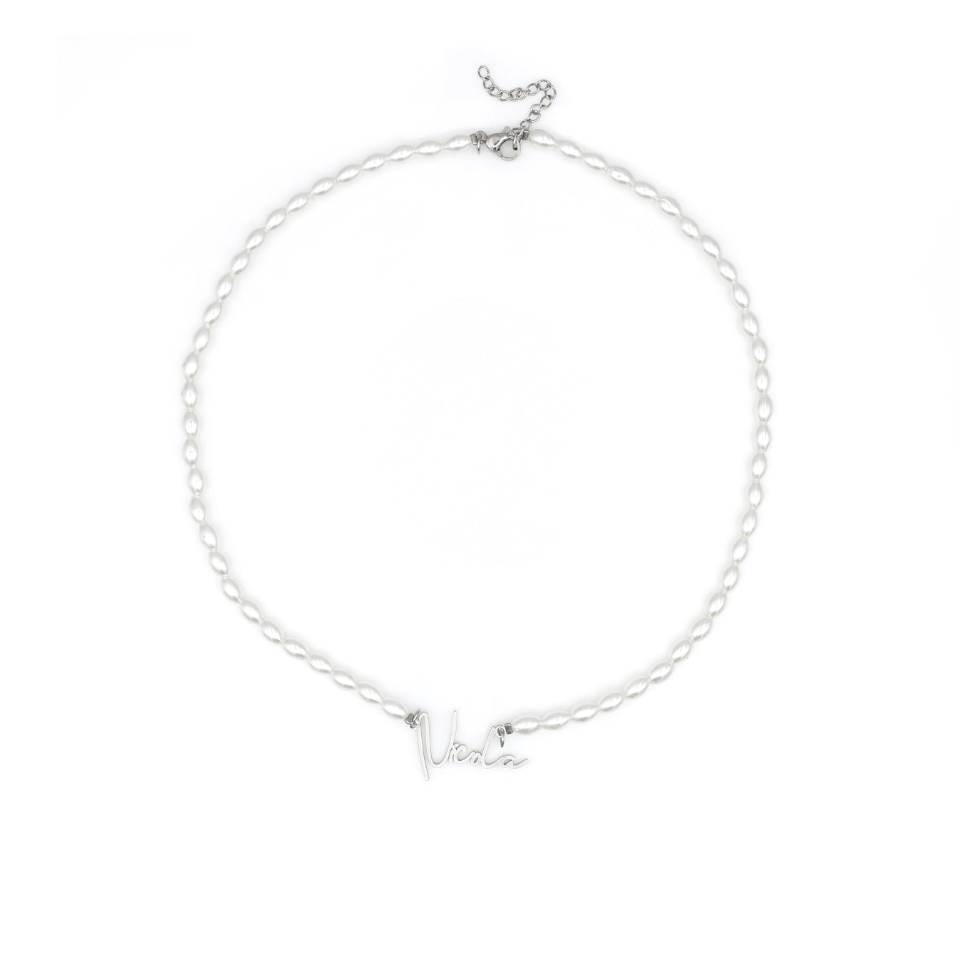 Pearly Name Necklace