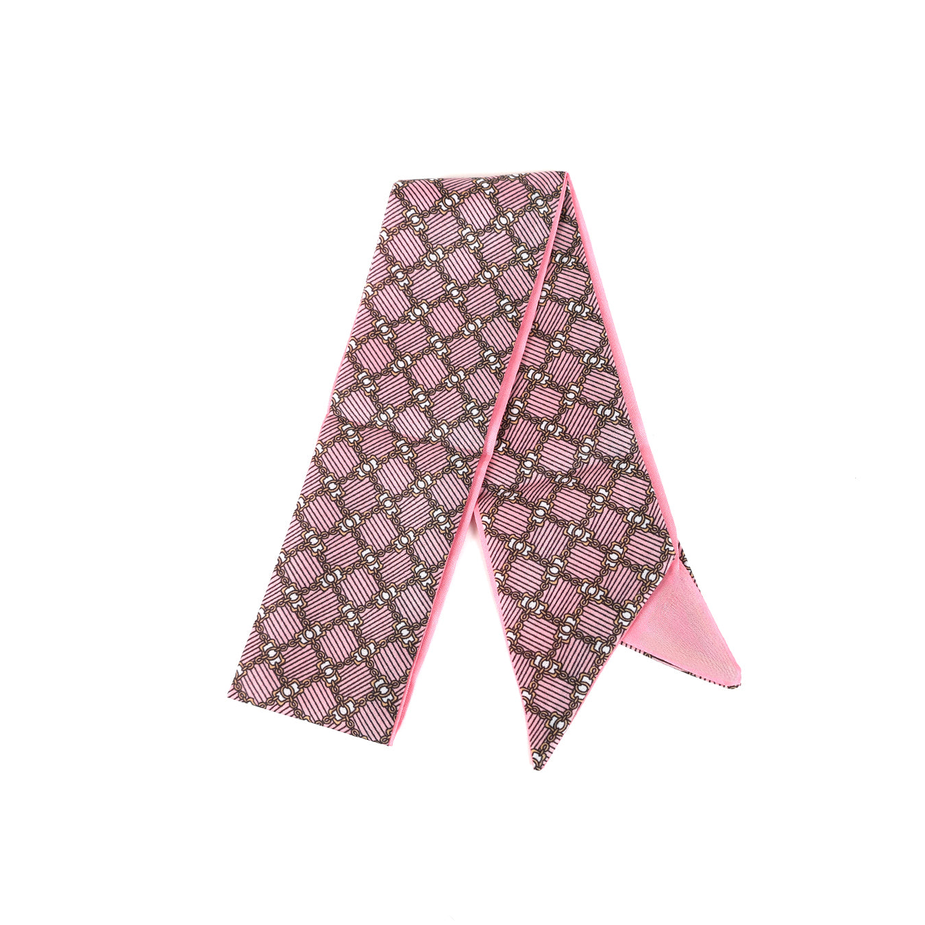 Pink Chain Link Scarf