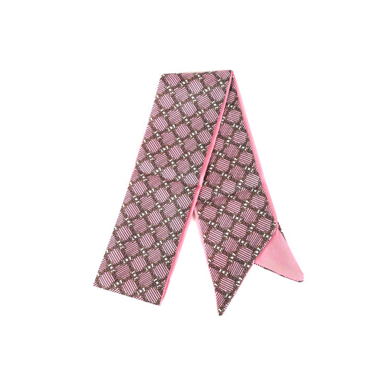 Pink Chain Link Scarf