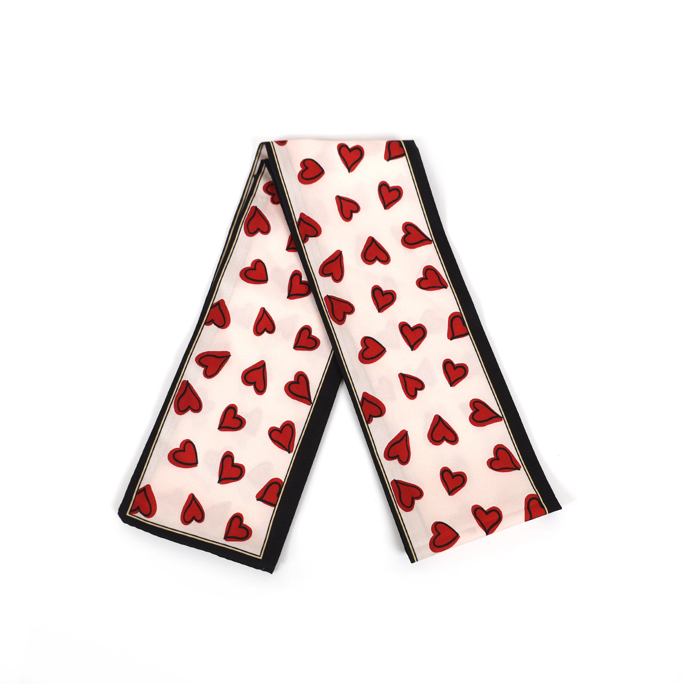 Red Love Heart Scarf