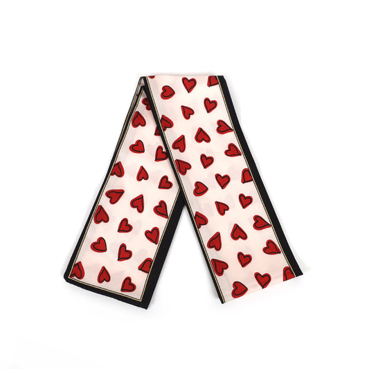 Red Love Heart Scarf