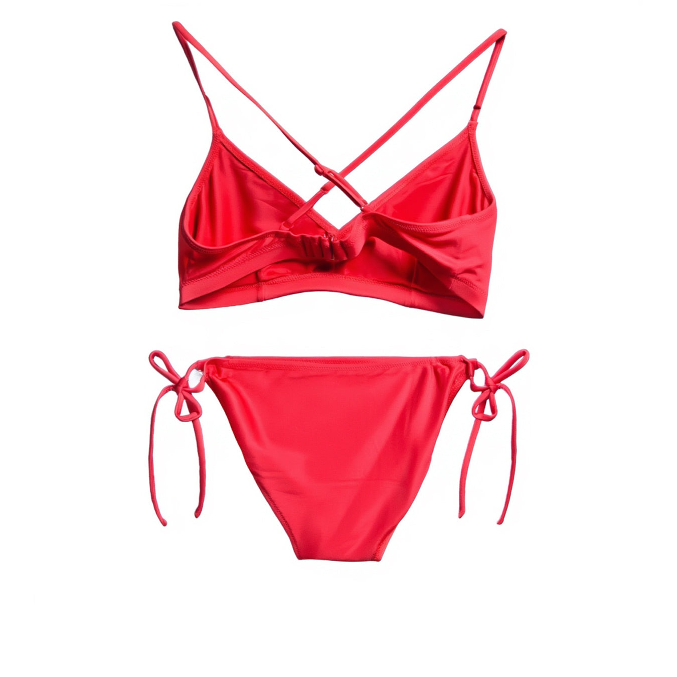 Cherry red bikini