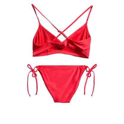 Cherry red bikini