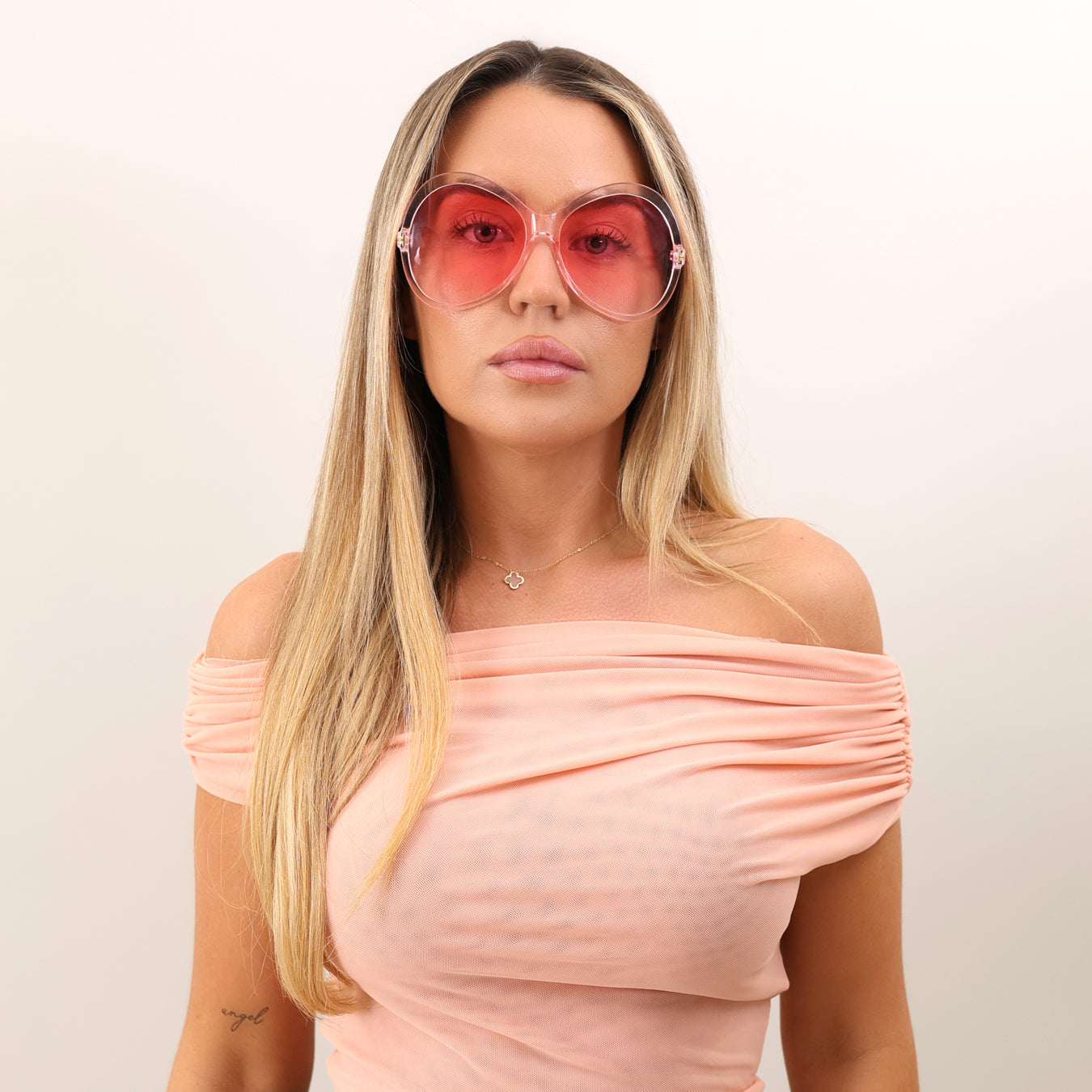 Tahiti Oval Sunglasses - Pink