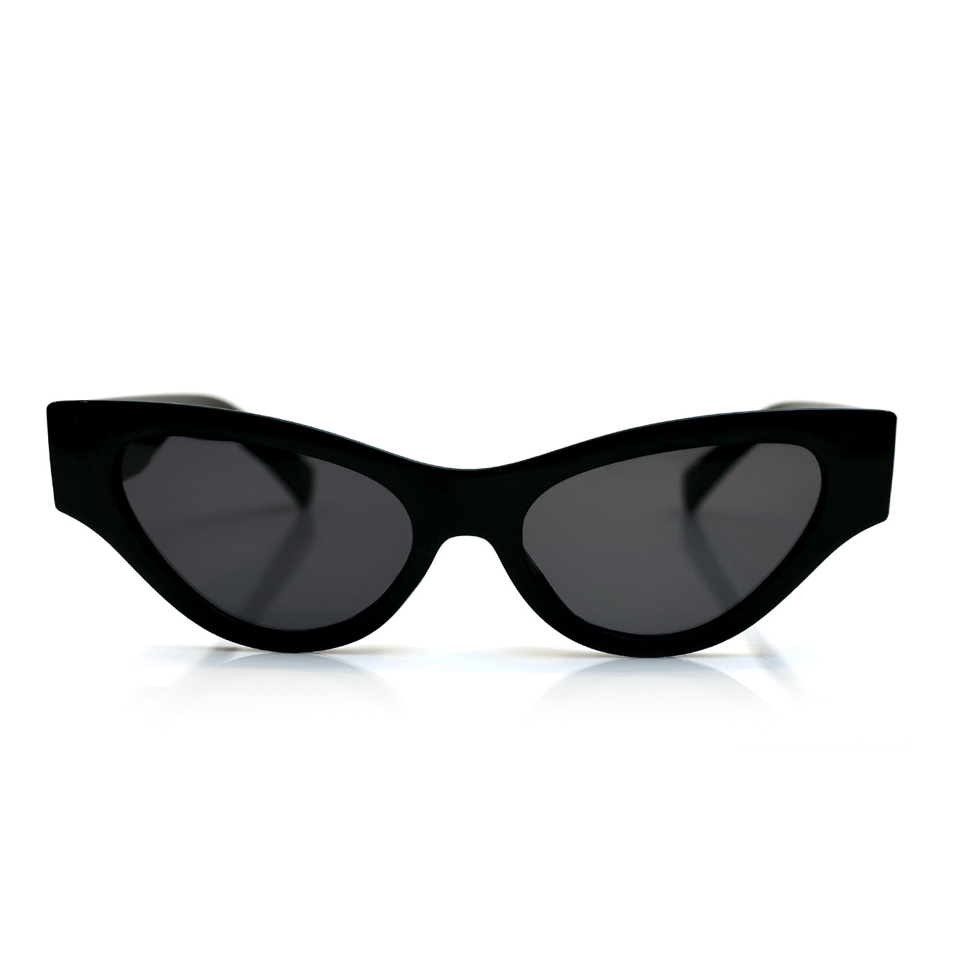 Amalfi Cat-Eye Sunglasses - Black