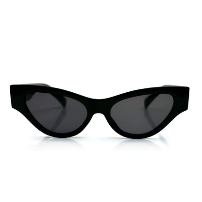 Amalfi Cat-Eye Sunglasses - Black