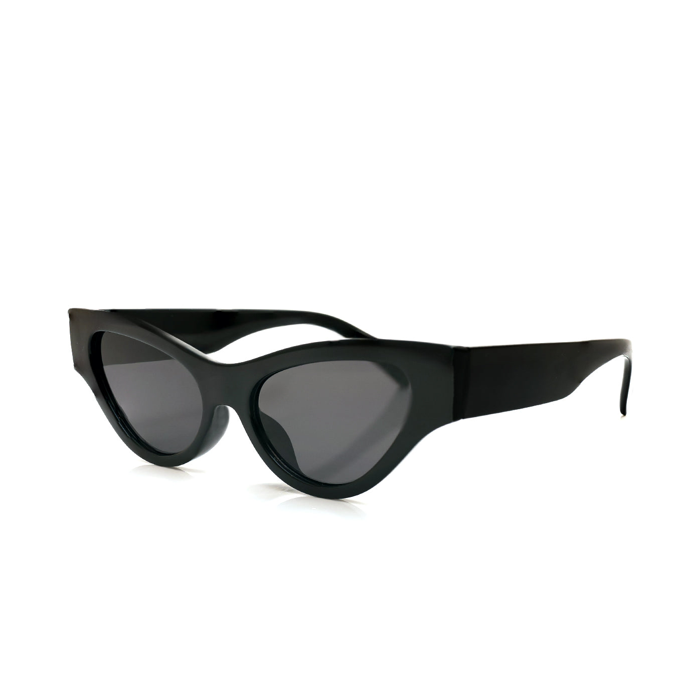 Amalfi Cat-Eye Sunglasses - Black