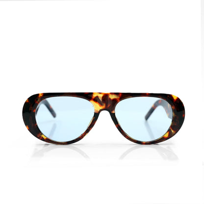 Tulum Oval Sunglasses - Tortoise