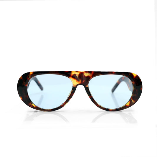 Tulum Oval Sunglasses - Tortoise