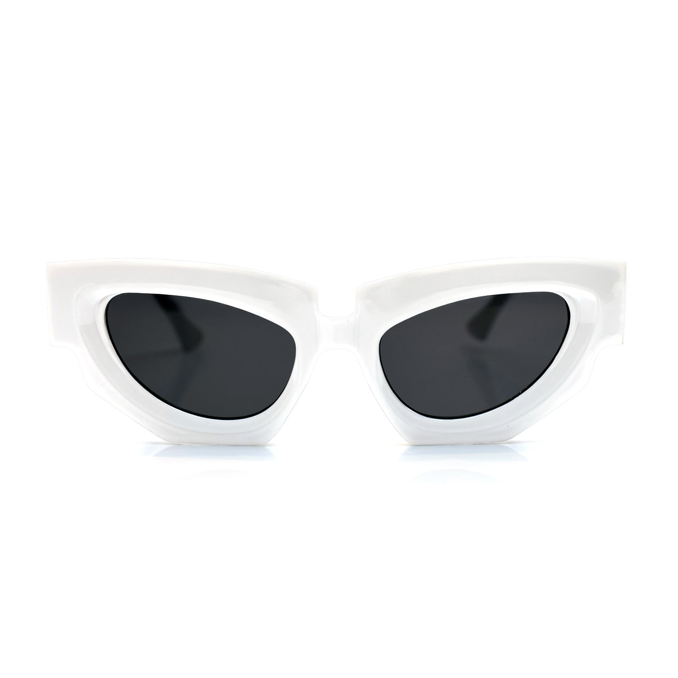 Maui Cat-Eye Sunglasses - White