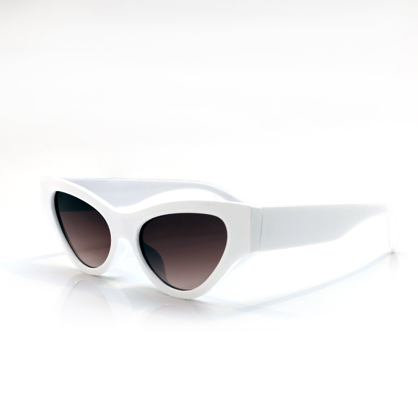 Santorini Cat-Eye Sunglasses - White