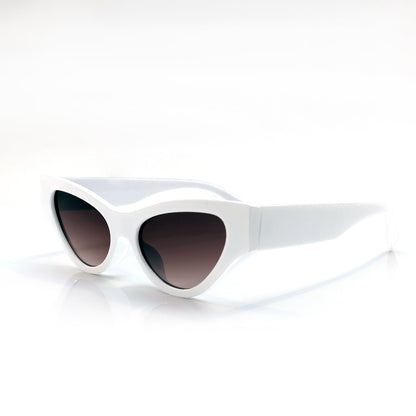 Santorini Cat-Eye Sunglasses - White